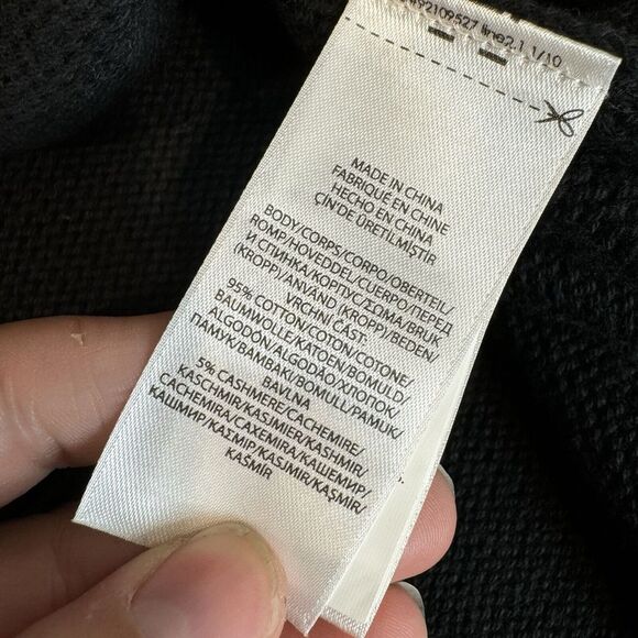 NWT POLO RALPH LAUREN Men's Black Cotton Cashmere Reindeer Crewneck Sweater 2XL - Picture 8 of 8